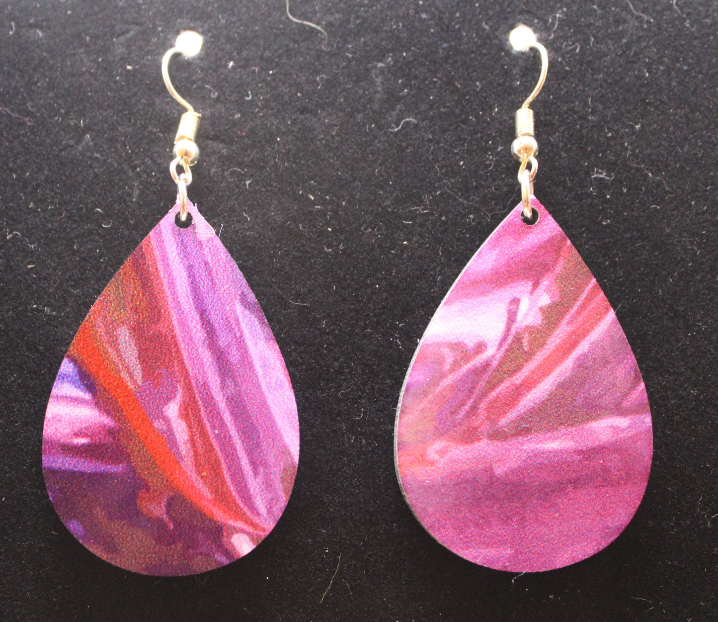 Marbled Print of Wine and Purple